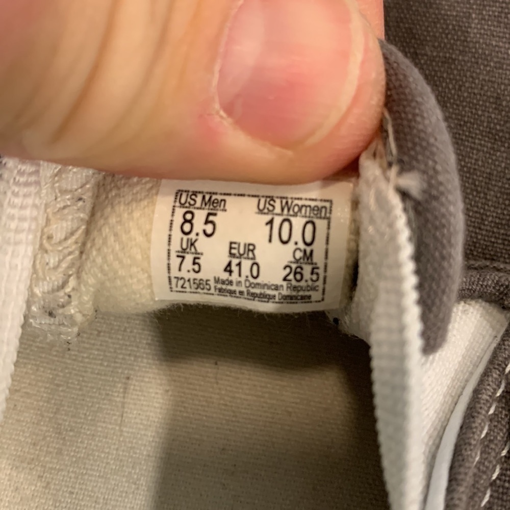 VANS grey and white sneakers - Picture 9 of 10